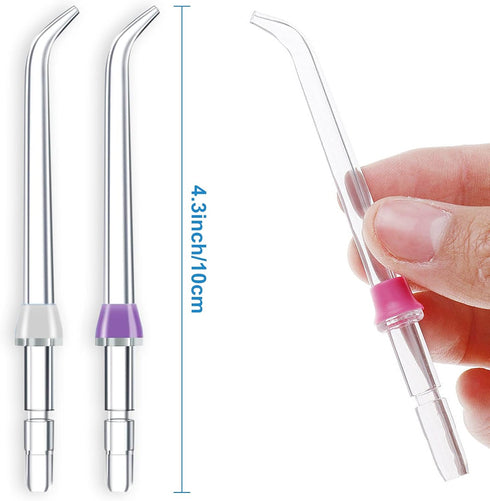 Flosser Replacement Tips for Waterpik Water Flosser, Classic Jet Tips, Compatible with Oral Irrigator & Dental Flosser