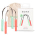Boka Tongue Scraper for Adults & Kids with Case, Stainless Steel Cleaner with Travel Pouch (Pack of 2)