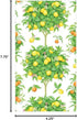 Packs 15 Caspari Citrus Topiaries Paper Guest Towel Napkins in White - Two