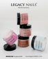 Legacy Nails Cover Acrylic Powder in Peach, Rose, Nude, White & Pink, 2oz (Nude)