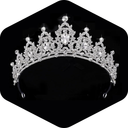 Kamirola Queen Crown and Tiaras, Crystal Headbands for Women and Girls, Bridal and Princess for Wedding Party