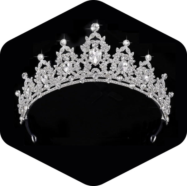 Kamirola Queen Crown and Tiaras, Crystal Headbands for Women and Girls, Bridal and Princess for Wedding Party