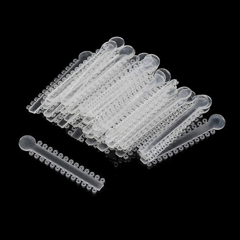 Angzhili Transparent Dental Orthodontic Ligature Ties for Braces, Rubber Bands O Rings for Bracket, 1040 Pcs