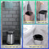 AOSULI Small Bathroom Trash Bags, 3 Gallon/10 Liter, 100 Counts, Black Garbage Bags for Office