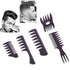 Styling Hair Comb Set, 5 Pack Professional Retro Hairdressing Combs for Salon Barber Hairstylist Accessory