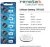 Renata CR1620 Batteries - 3V Lithium Coin Cell 1620 Battery (2 Count)