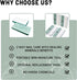 Nail File and Buffer Block, 600/4000 Grit Pack of 8 for Natural Nails Shine Polishers