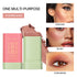 Multi-Use Makeup Blush Stick, Tinted Solid Blush Stick for Facial Contouring, Waterproof Moisturizer Stick (1#Warm Glow)