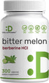 Bitter Melon with Berberine Supplement, 15,000mg Per Serving, 300 Capsules, Plant Based, Non-GMO