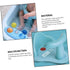 Baby Bath Chair for Boys and Girls Non-Slip Infant Shower Seat Anti-Skid Mat Sturdy Plastic for Safe Bathing Suitable