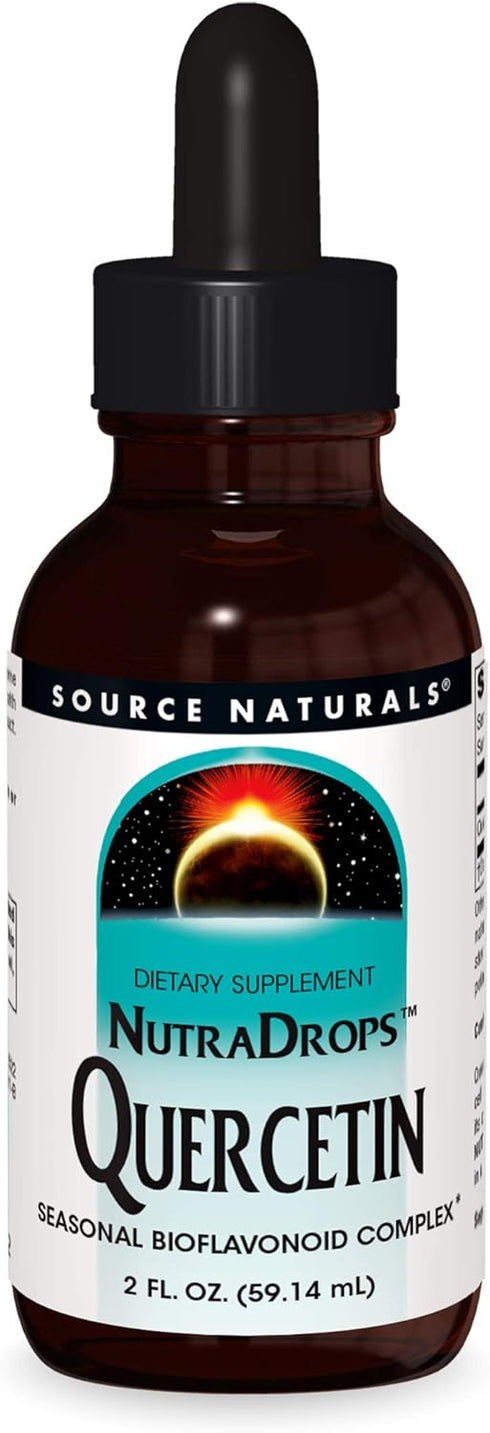 Source Naturals Quercetin NutraDrops, Seasonal Bioflavonoid Complex, 2 Fluid Ounces