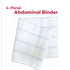 Dealmed Large Abdominal Binder – 4-Panel, 12", 60" – 75” Waist Compression Wrap for Women and Men, Waist Support Belt