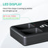 LP 9V 4 Pack 500mAh 9V 9 Rechargeable Lithium Batteries, Battery with Micro USB Charging Station, Volt Long Lasting