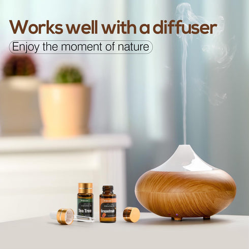 Set 30 Care,30x5 ml Essential Oils Gifts - Unique Scents - Perfect for Diffuser, Humidifier,Aromatherapy, Massage,Skin