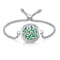 Popeoiuh Essential Oil Diffuser Bracelets 25mm Diffuser Locket Chain Lucky Clouds Diffuser Bracelet