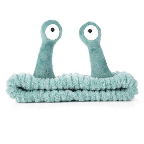 Spa Headband Facial Makeup Head Band Microfiber Soft Coral Fleece Hair Wraps, Cute Snail Cartoon Christmas Accessories