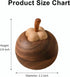 Nythriel Layered Wood Passive Diffuser Petal-Like, Small Portable Essential Oil Aromatherapy Decor, Mini No-Electric