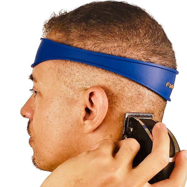 Neckline Shaving Template | Curved Silicone Band for DIY Haircuts | Fade Haircut Guide for Clippers