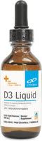XYMOGEN D3 Liquid - Liquid Vitamin D Drops with Vitamin D3 for Immune Health, 1000 IU per Drop, 2.03 oz