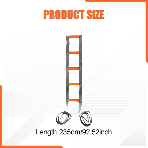 PawwJoy Bed Ladder Assist Hand Grip Easy to Install Assistive Bedside Pull Rope Sit up Helper for Elderly Adults