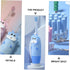 Sonic Electric Toothbrush with Blue Brush Heads Frequency Ergonomic Non Slip Handle for Toothbrush Kit Without Battery
