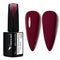 VENALISA 15ml Dark Red Gel Nail Polish - Burgundy Claret-Red Soak Off UV LED Nail Gel for DIY Manicure