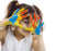 Youxuan Small Hair Elastics for Girls, 100 PCS Soft Comfy Rubber Bands, Multi Color Hair Ties