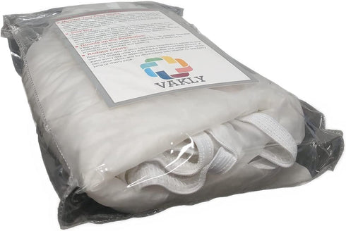 Vakly Adult Vinyl Waterproof Pull-On Diaper Cover Incontinence Pants Oversized Underwear Protection with Added Leak