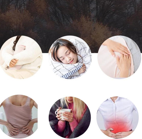 ITODA U-Shaped Hot Water Bottle for Neck and Shoulder, Warmer Hot and Cold Water Bag Winter Relaxing Reusable Pain