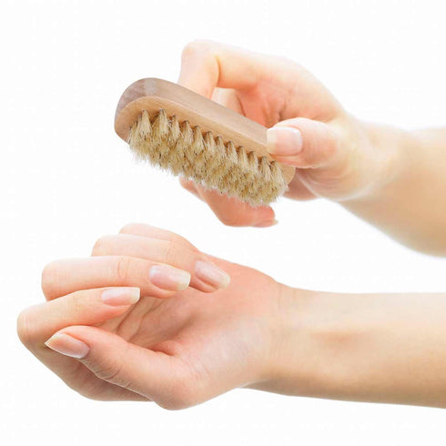 Tbestmax Cleaning Nail Brush, Wood 2 Side for Manicure Pedicure, 4 Pack for Women and Kids