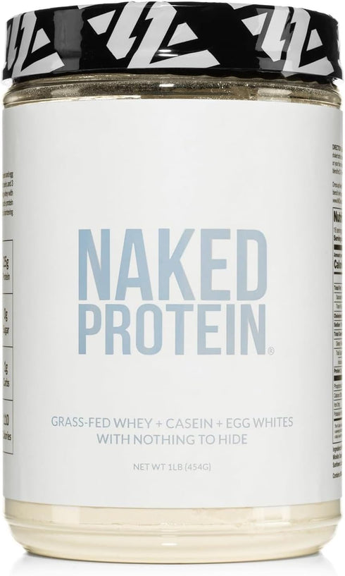 Naked Protein Powder Blend - Unflavored Egg, Whey and Casein Protein