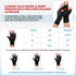 Copper Compression Arthritis Gloves, Fingerless Pain Relief Gloves for Men and Women, 1 Pair, Healing for Carpal Tunnel