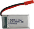 Vvsialeek 3.7V 380mAh Rechargeable Batteries Lithium ion Battery with JST Connector for Electronics Products, Toys