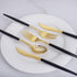 I00000 60 Pcs Gold Silverware Set, Heavy Duty Black and Gold Plastic Cutlery, Includes 20 Forks, 20 Knives, 20 Spoons