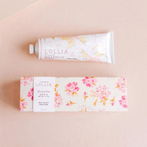 LOLLIA Handcreme, 4 oz Breath Scented Hand Cream for Women, Moisturizing Lotion