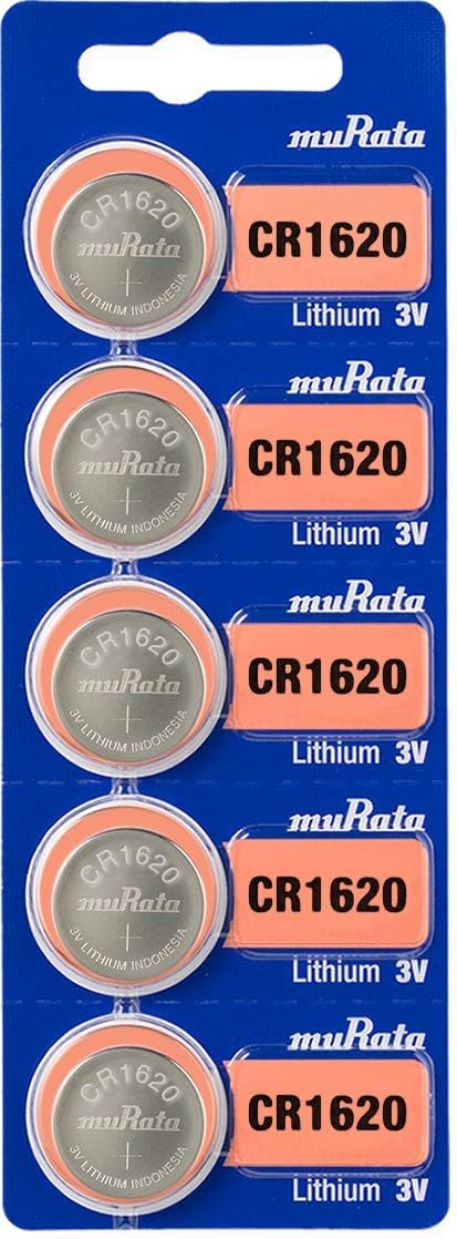 Murata CR1620 Battery DL1620 ECR1620 3V Lithium Coin Cell (15 Batteries)