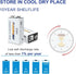 KBT 9V Lithium Battery 2 Pack, 1200mAh Non-Rechargeable, 10 Years Shelf Life for Smoke Alarms and Medical Equipment