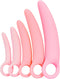 Qaveuny Silicone Pelvic Floor Muscle Exerciser Trainer Set - Pink
