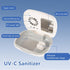 UV-C Toothbrush Sanitizer Cover Case and Holder Electric Travel Toothbrush Cover with Holder for Any Toothbrush Head