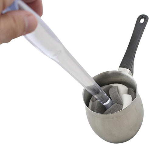 Soft Touch Multi-Purpose Sponge Puff Dish Brush - 11.5" with Ergonomic Handle