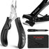 Nail Clippers for Men, Heavy Duty Toenail Clippers for Seniors with 15mm Wide Jaw Opening for Ingrown Nails