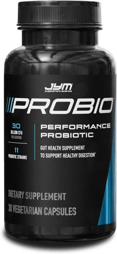 ProBio JYM Performance Probiotic, Heart, Gut, Immune Health, 30 Day Supply for Men & Women