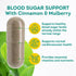 PurePremium Blood Sugar Support Supplement - Cinnamon Capsules with Bitter Melon, Mulberry, Zinc, Biotin, Vitamin C,