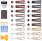 Wood Floor and Furniture Repair Kit, 18 Colors, Scratch Repair for Hardwood Laminate Floor, Touch Up Kit with Putty