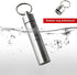 4 Pack Portable Pill Box Container Case, Aluminum Alloy Keychain Pill Holder, Waterproof for Outdoor Camping Travel