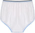 Rswnyirn Unisex Adult Pull On Diaper Cover Underwear Easy To Clean Plastic Briefs Underwear