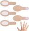 PEUTIER 5pcs Castor Oil Packing for Fingers, Soft Cotton Castor Oil Wrap for