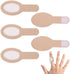 PEUTIER 5pcs Castor Oil Packing for Fingers, Soft Cotton Castor Oil Wrap for