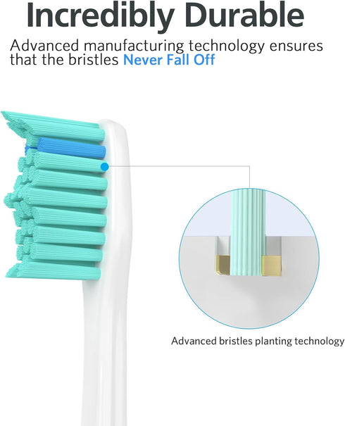 Toothbrush,4 Pack. Replacement Toothbrush Heads for Philips Sonicare Replacement Heads E-Series, Essence, Xtreme