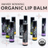 Moroccan Magic Organic Unscented Lip Balm 3 Pack | Ultra-Hydrating Argan Oil + Vitamin E | Natural Chapstick for Dry